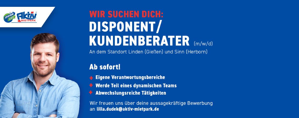 Stellenangebot Disponent