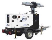 Mobile Flutlichtanlage mit Generator mieten