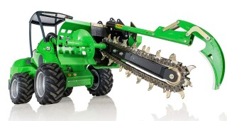 Erdkanalfräse / Grabenfräse für Avant oder Bobcat mieten