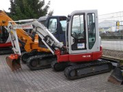 Hüllkreisbagger TAKEUCHI 3,8t mit Kabine mieten