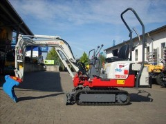 Hybrid-Minibagger TAKEUCHI 1t mit Schutzbügel mieten