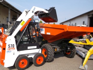 Kompakt-Radlader BOBCAT S70 1,3t mieten