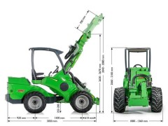 Kompakt-Radlader AVANT 745 1,85t mieten