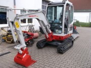 Kompaktbagger TAKEUCHI 2,0t mit Kabine mieten