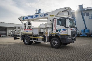 LKW-Arbeitsbühne PALFINGER 37m 18t mieten 
