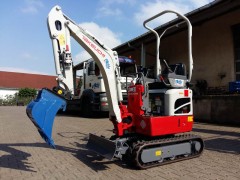 Minibagger TAKEUCHI 1,2t mit Schutzbügel mieten