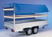 PKW-Anhänger mit Plane - 2t zulässiges GG mieten