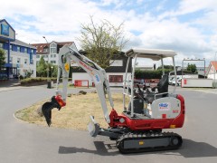 Kompaktbagger TAKEUCHI 1,7t mit Schutzdach mieten