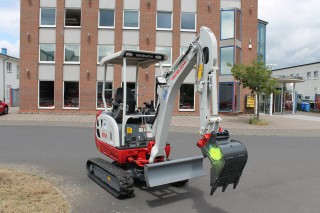 Kompaktbagger TAKEUCHI 1,7t mit Schutzdach mieten