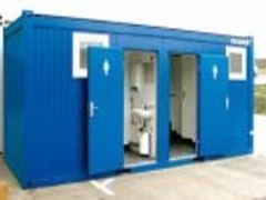 Sanitärcontainer 20 Fuss mieten
